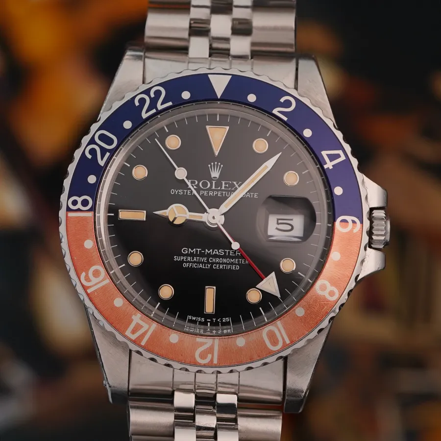 Rolex GMT Master 16750 Faded Pepsi Bezel - Transitional GMT Master aus dem Jahr 1986