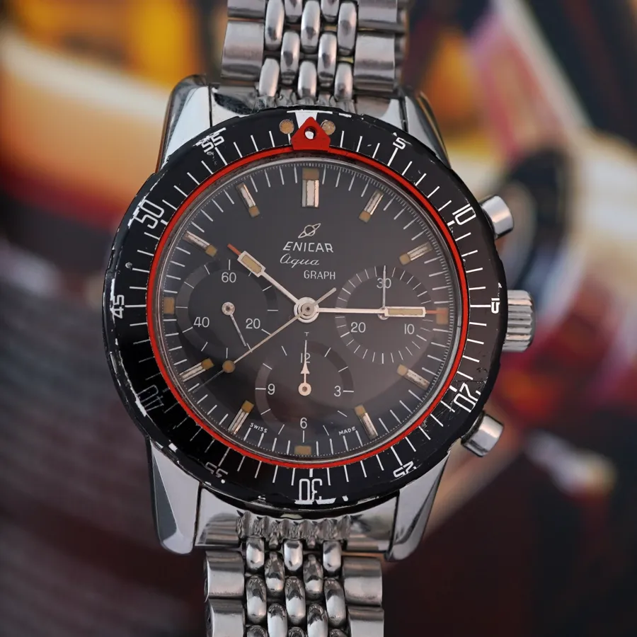 Enicar Aqua-Graph 072/002 MK1 - an ultra-rare charismatic vintage chronograph