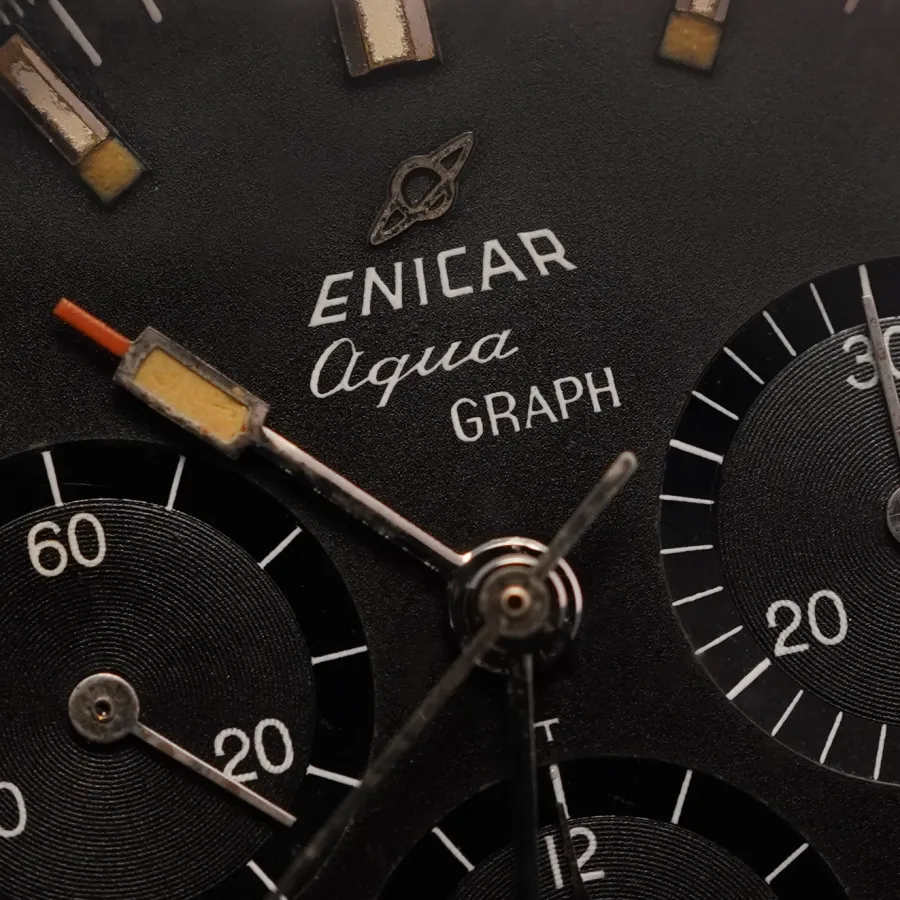 Enicar Aqua-Graph 072/002 MK1 - applied Enicar logo