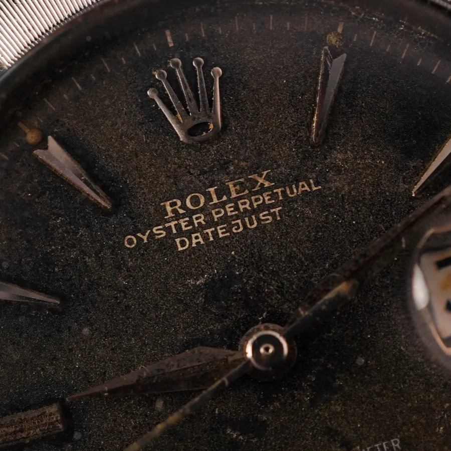 Rolex Datejust Turnograph 6609 Thunderbird - unusual gray charcoal patina