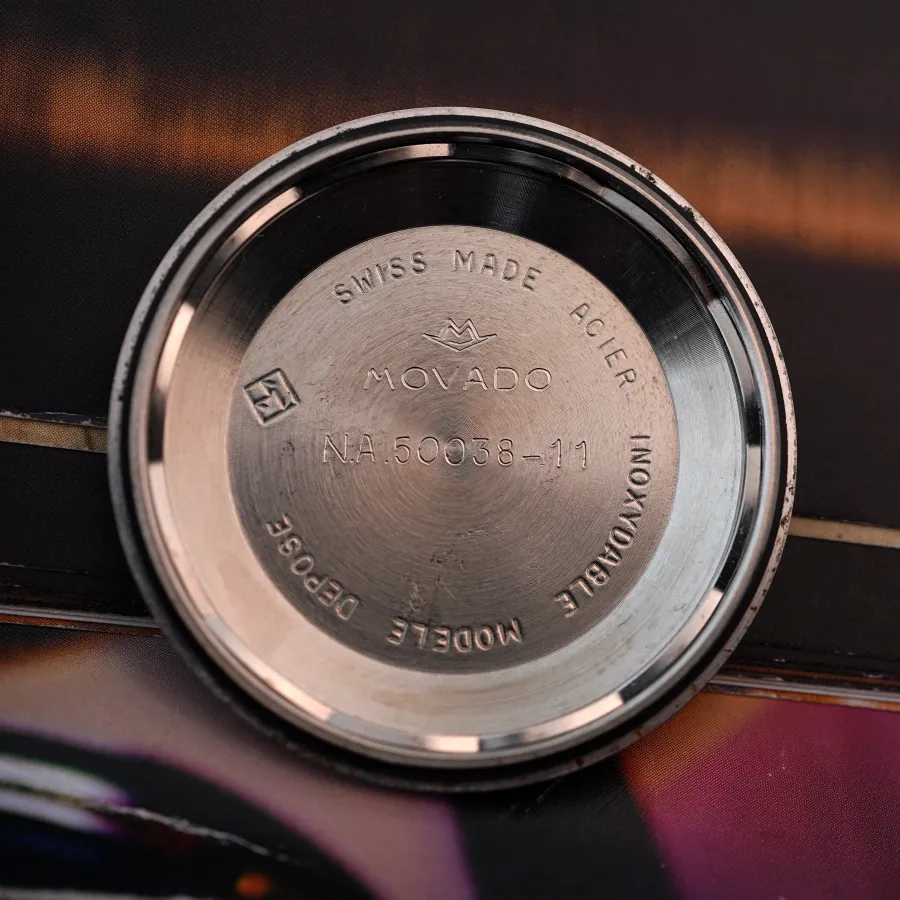 Movado Astronic HS360 01.0010.436 Full Calendar Chronograph - correct engravings inside the back