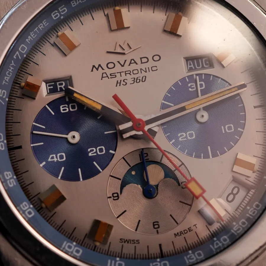 Movado Astronic HS360 01.0010.436 Full Calendar Chronograph - highly complex yet perfectly balanced dial in outstanding condition