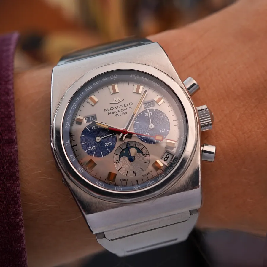 Movado Astronic HS360 01.0010.436 Full Calendar Chronograph - one of the most sought-after vintage Movado timepieces