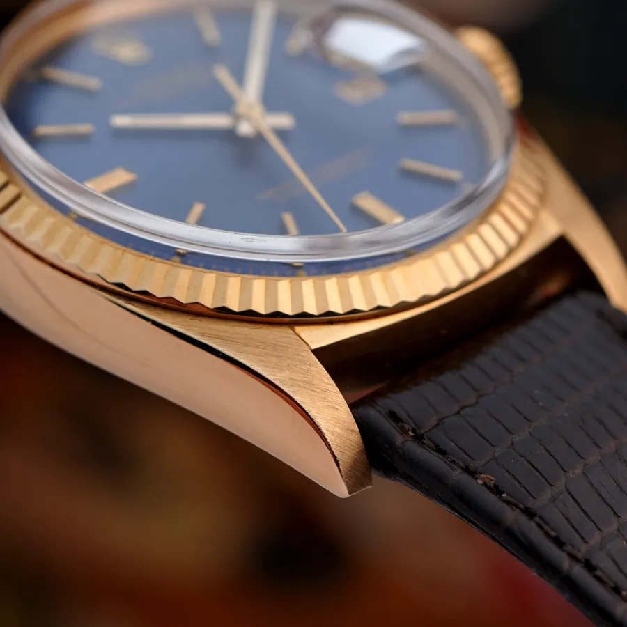 Rolex Datejust 1601 Blue Dial - Full Set - scharfe Bandanstöße