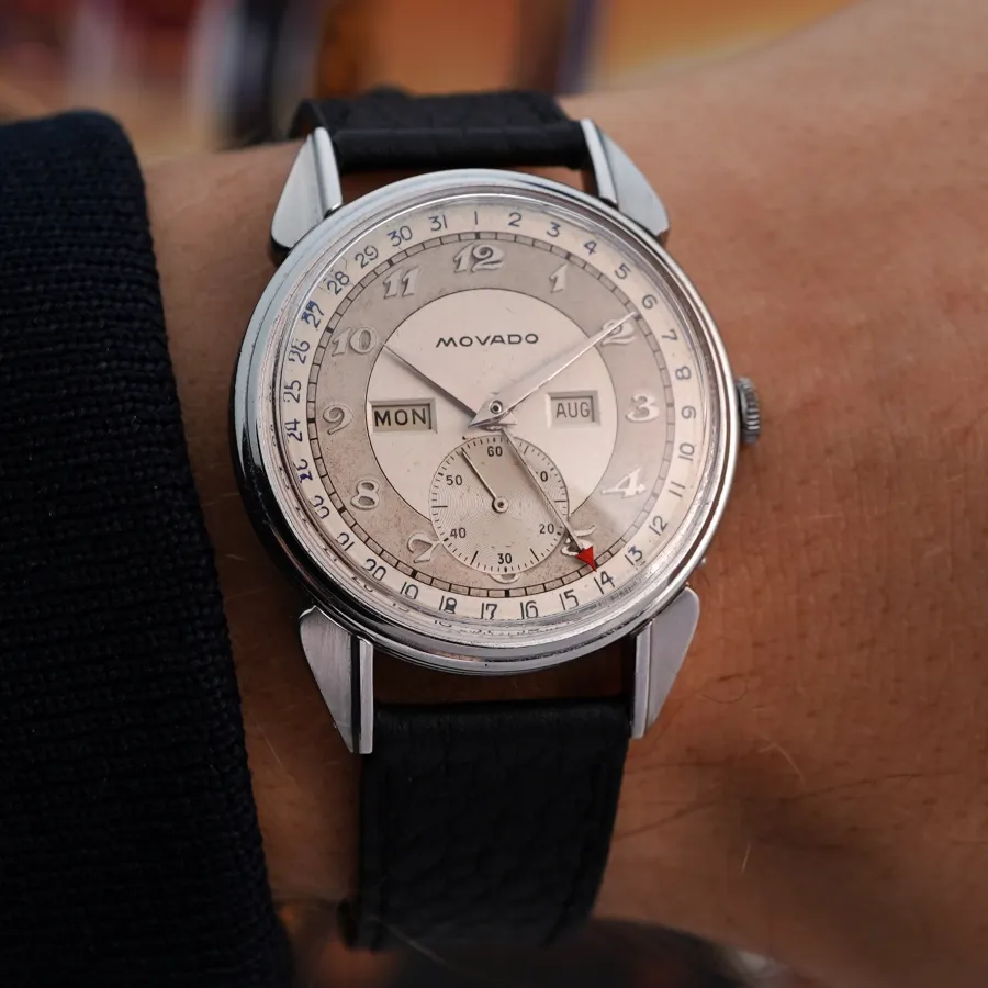 Movado Calendograph 14820 Triple Calendar