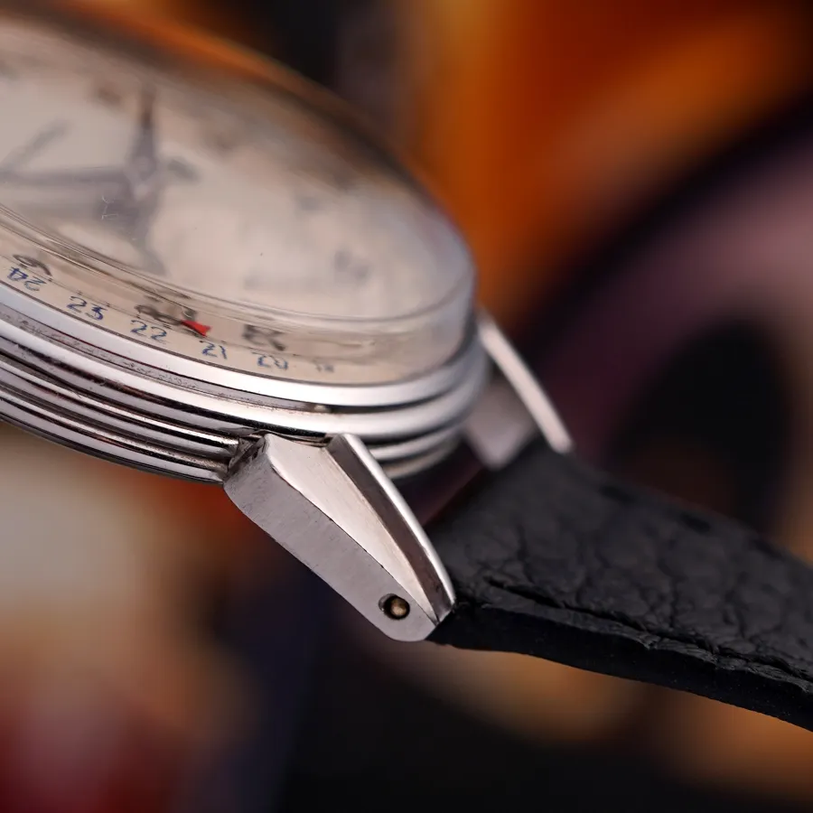 Movado Calendograph 14820 Triple Calendar - crisp turtle lugs