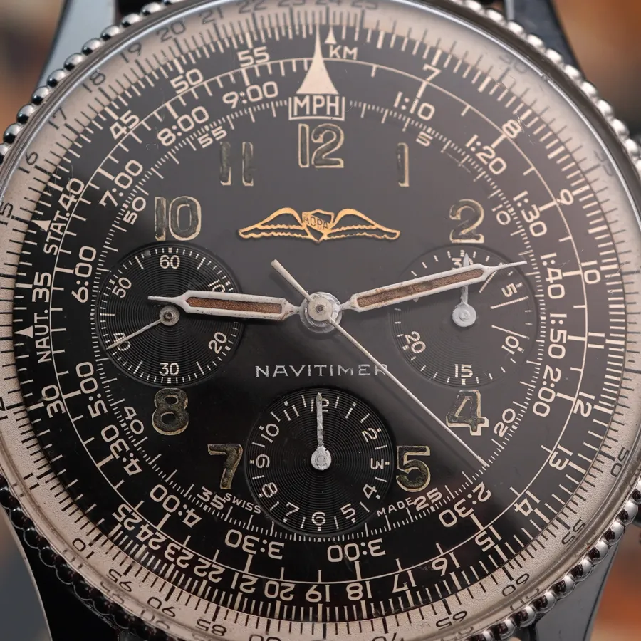 Breitling Navitimer 806 AOPA - All Black - hervorragend erhaltenes Originalzifferblatt