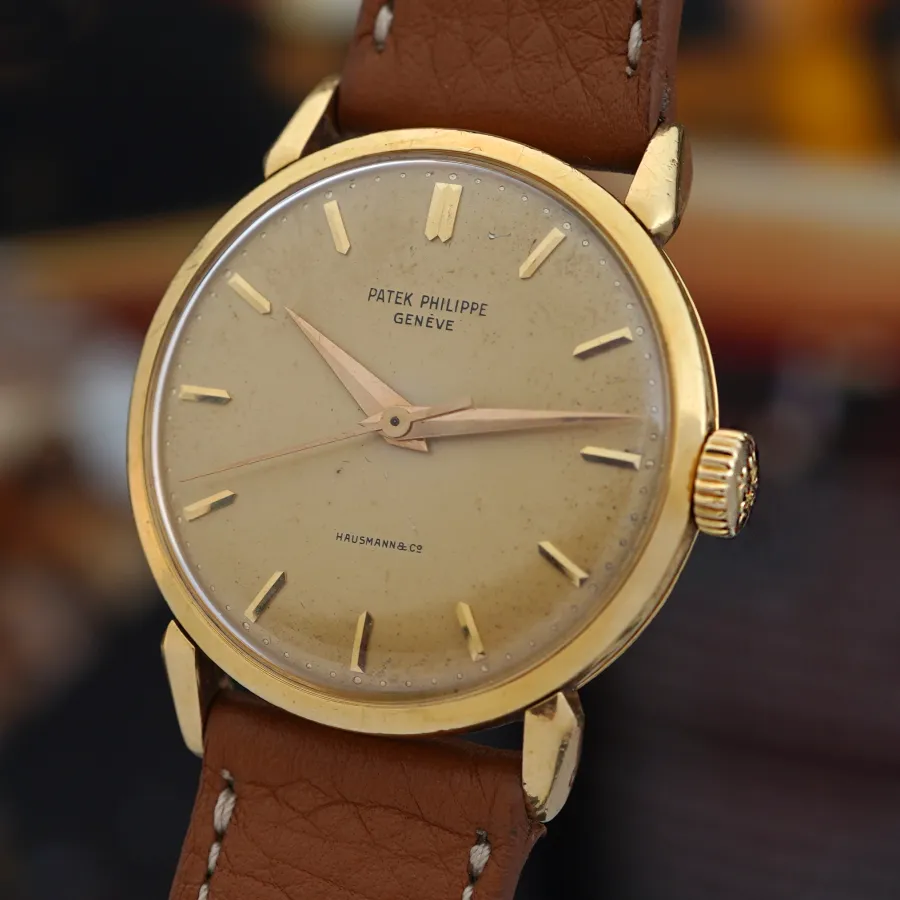 Patek Philippe Calatrava 1578 Hausmann & Co - Spider Lugs - double signed dial with the retailer HAUSMANN&Co