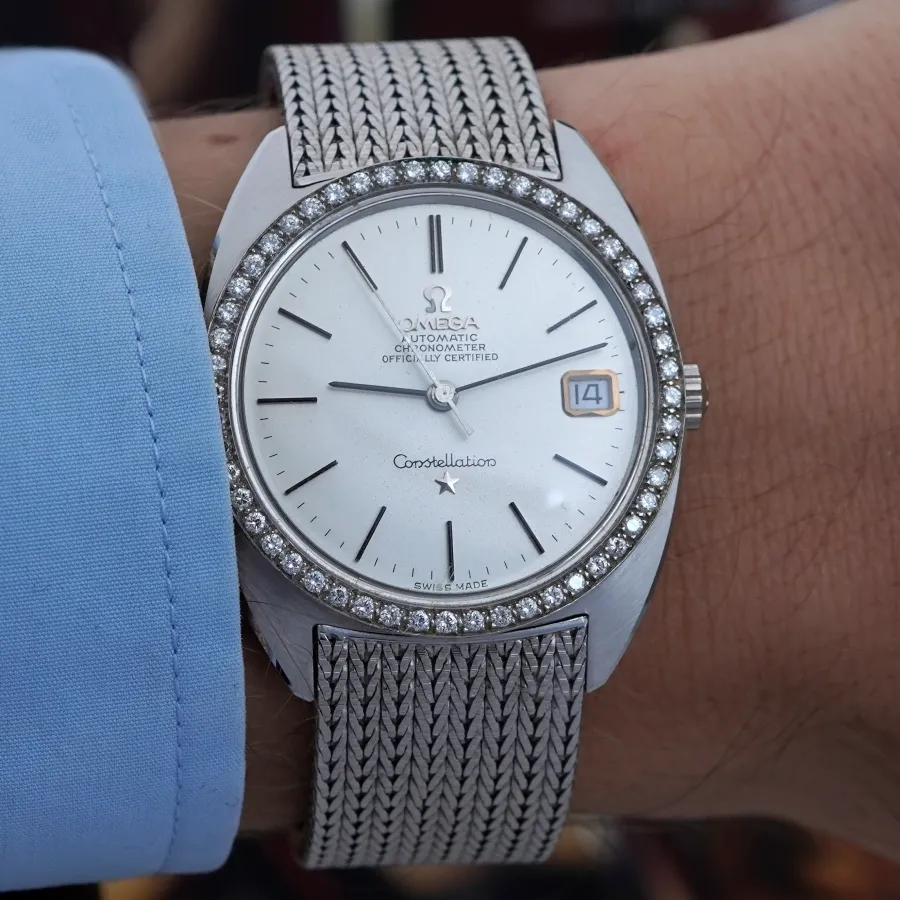 Omega Constellation 168.009 / 168.017 Whitegold Diamonds - NOS - exceptional condition