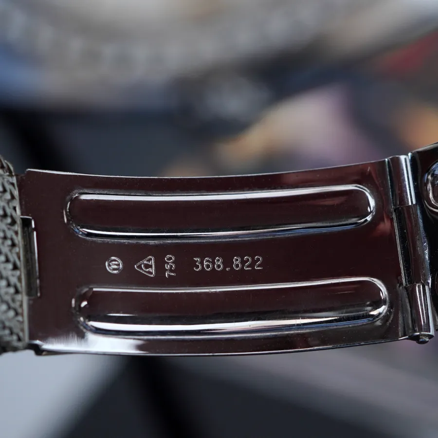 Omega Constellation 168.009 / 168.017 Whitegold Diamonds - NOS - gold hallmarks inside the clasp