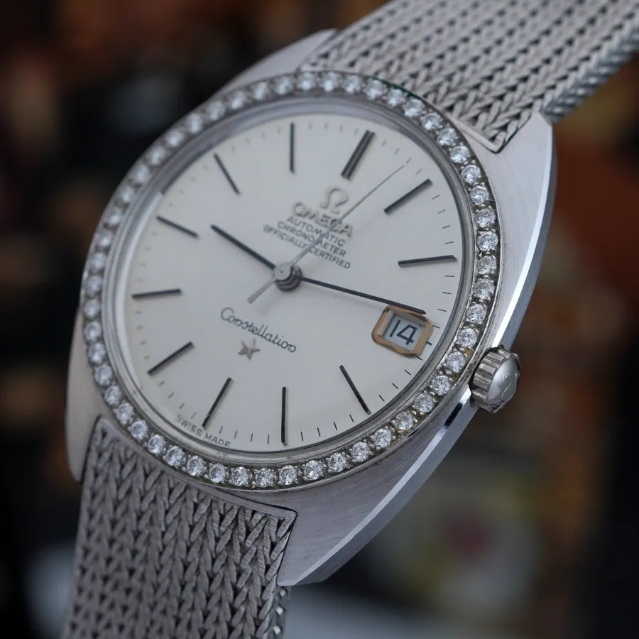 Omega Constellation 168.009 / 168.017 Whitegold Diamonds - NOS - unpolished, almost unworn case