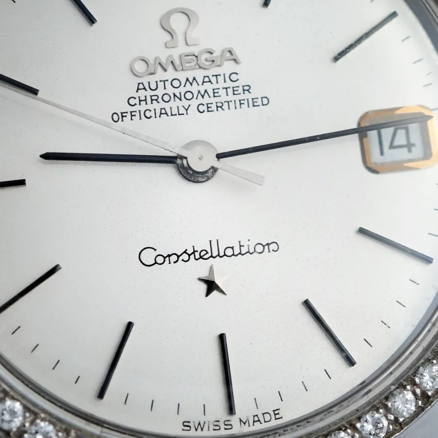 Omega Constellation 168.009 / 168.017 Whitegold Diamonds - NOS - flawless condition with a light authentic patina