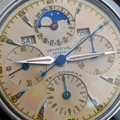 Vintage Universal Genève Tri-Compax