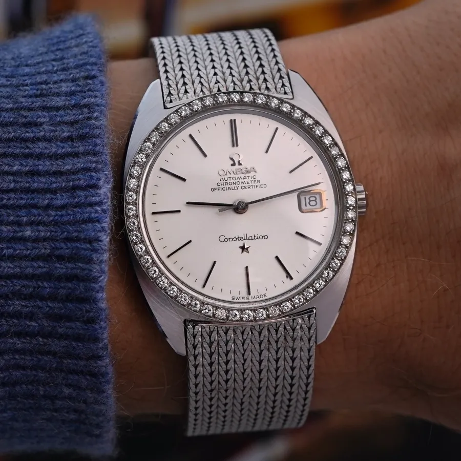 Omega Constellation 168.009 / 168.017 Whitegold Diamonds - NOS - exceptional condition