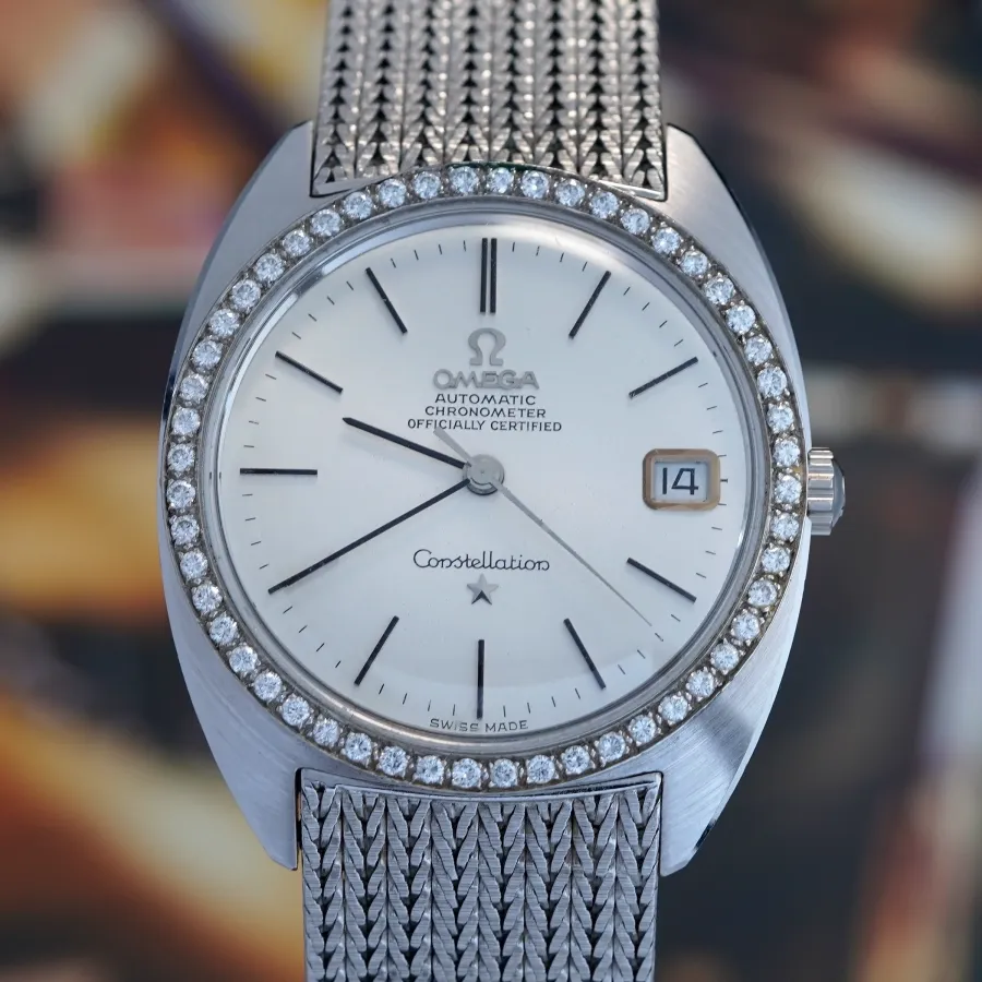 Omega Constellation 168.009 / 168.017 Whitegold Diamonds - NOS - luxurious Constellation from the 1960s