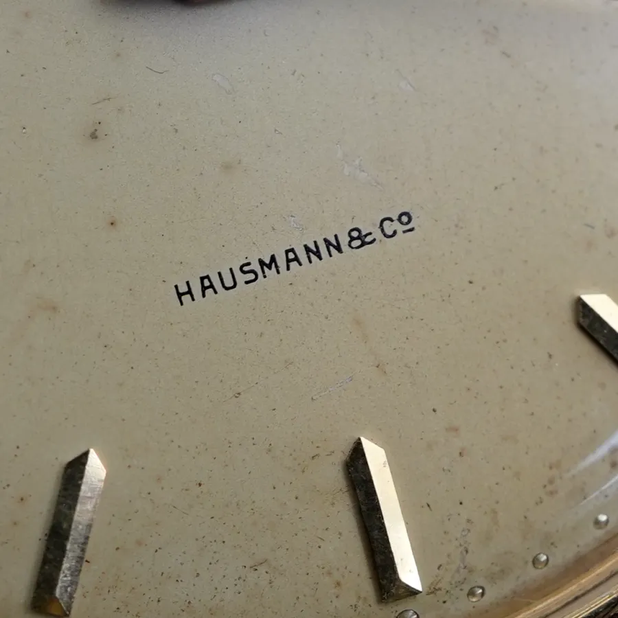 Patek Philippe Calatrava 1578 Hausmann & Co - Spider Lugs - double signed dial with the retailer HAUSMANN&Co