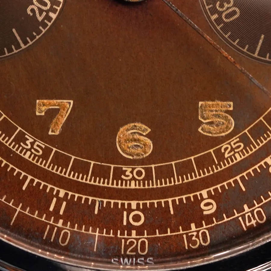 Angelus Military Chronograph L.E. – Hungarian Air Force, 1940s - original radium lume