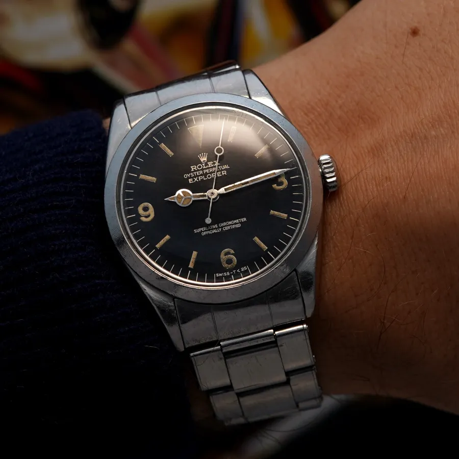 Rolex Explorer 1016 - Rare Type 6 Gilt Dial - unmistakable vintage look on the wrist