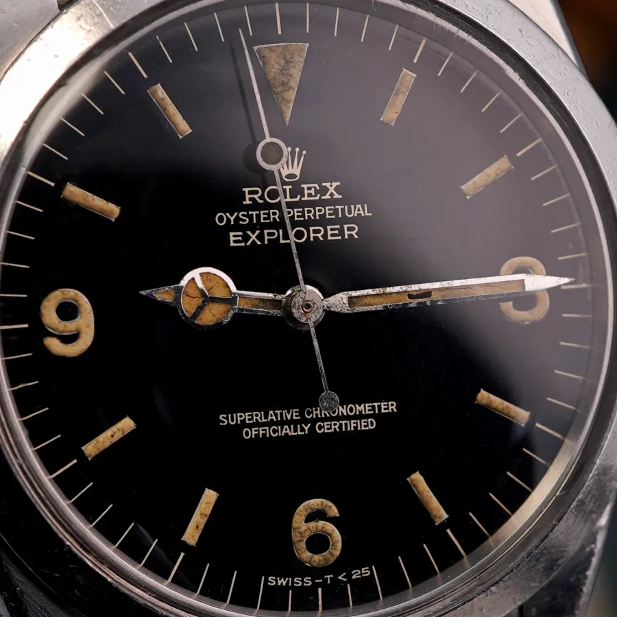 Rolex Explorer 1016 - Rare Type 6 Gilt Dial - gilt dial in exceptional condition
