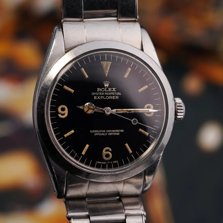 Rolex Explorer 1016 - Rare Type 6 Gilt Dial - original tritium lume