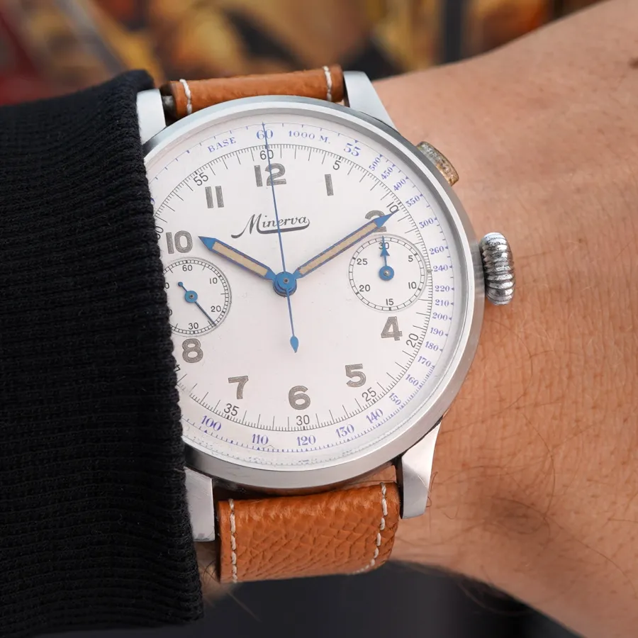 Minerva 1940s Pilot's Chronograph - 46&nbsp;mm - ein historischer Zeitmesser mit hohem Sammlerwert
