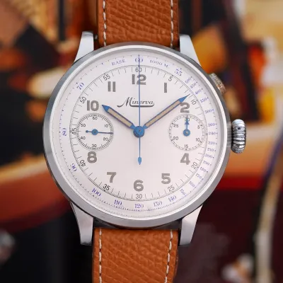 Minerva 1940s Pilot's Chronograph