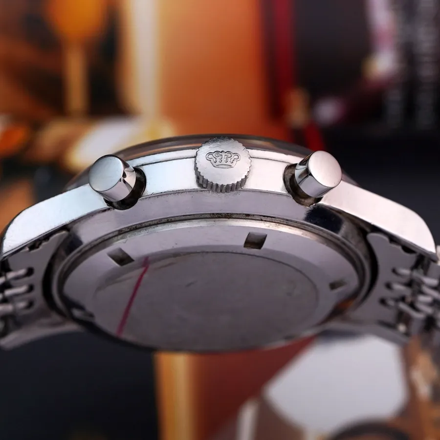 Wakmann Triple Date Chronograph 39 mm - original Wakmann crown