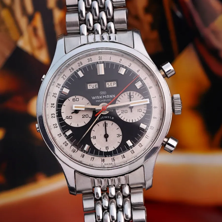 Wakmann Triple Date Chronograph 39 mm - large 39 mm case