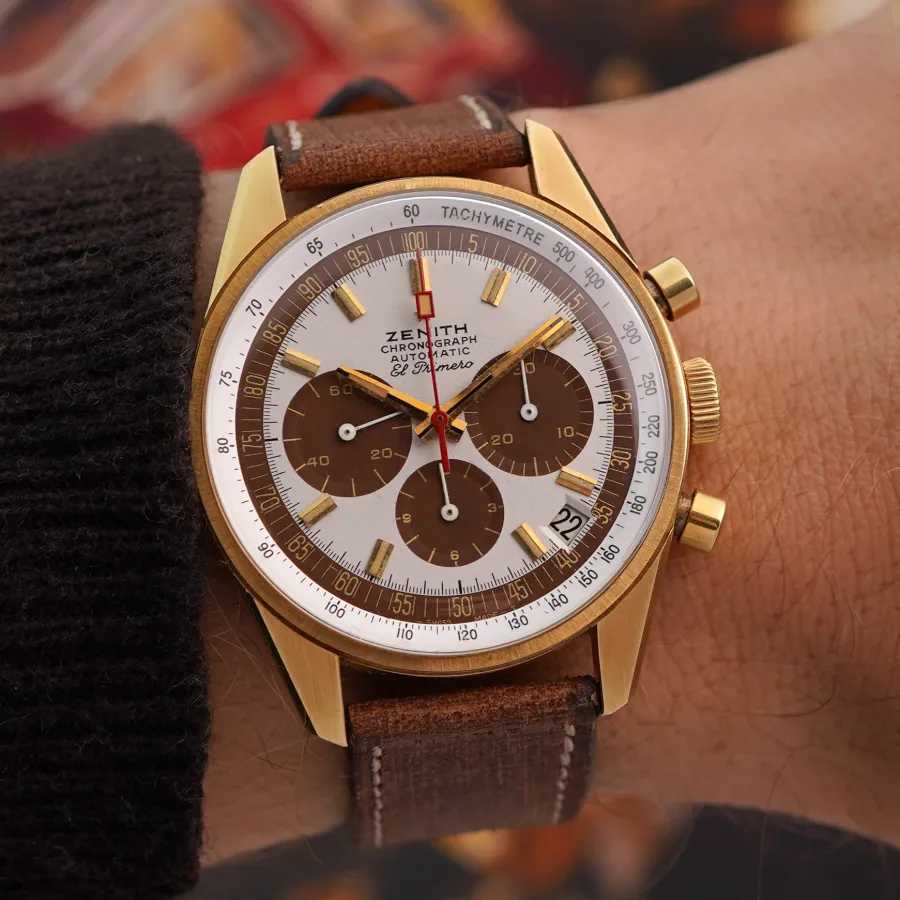 Zenith El Primero G381 Tropical Dial - spektakuläre Vintage-Uhr