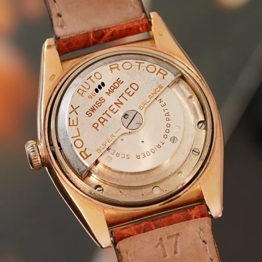 Rolex Oyster Perpetual "Bubbleback" 3131 Pink Gold - Verga Milano - Rolex Automatik-Uhrwerk