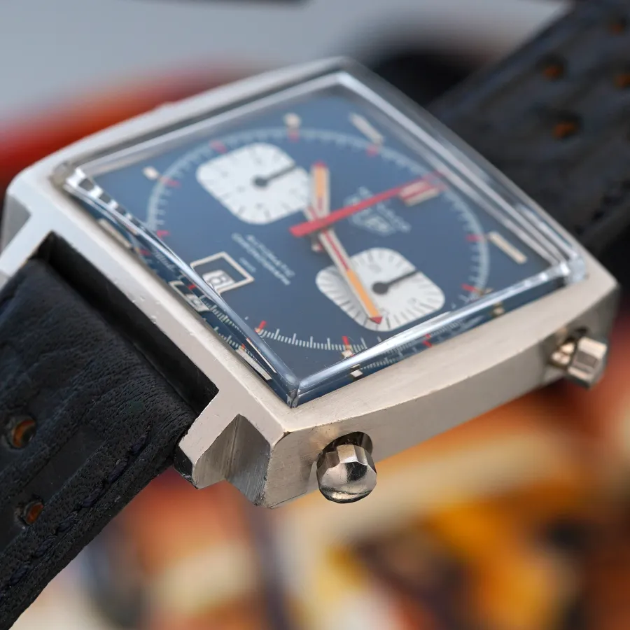 Heuer Monaco 1133B Steve McQueen - Unpolished - original acrylic crystal