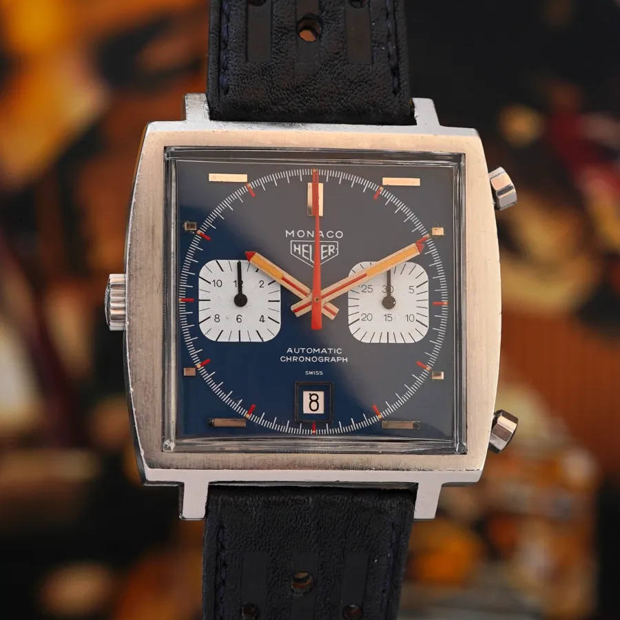 Heuer Monaco 1133B Steve McQueen - Unpolished - legendäre Monaco aus den 1970er Jahren