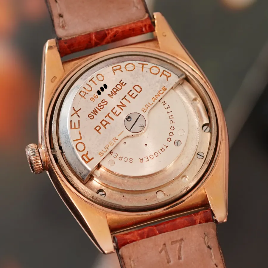 Rolex Oyster Perpetual "Bubbleback" 3131 Pink Gold - Verga Milano - Rolex Automatik-Uhrwerk