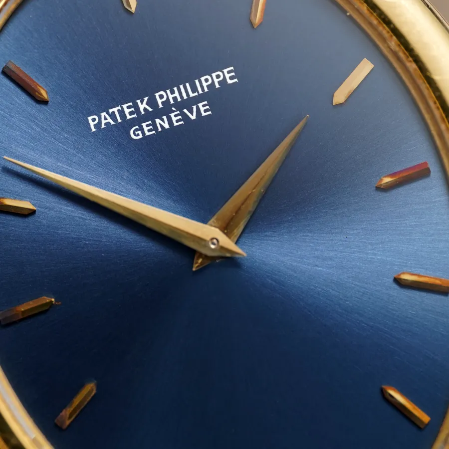 Patek Philippe Ellipse 3798 Original Papers - leicht oxidierte Indexe, Dauphine-Zeiger