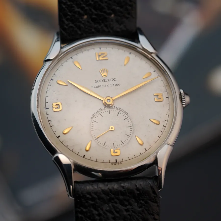 Rolex Precision 4498 Serpico Y Laino - 35 mm stainless steel case
