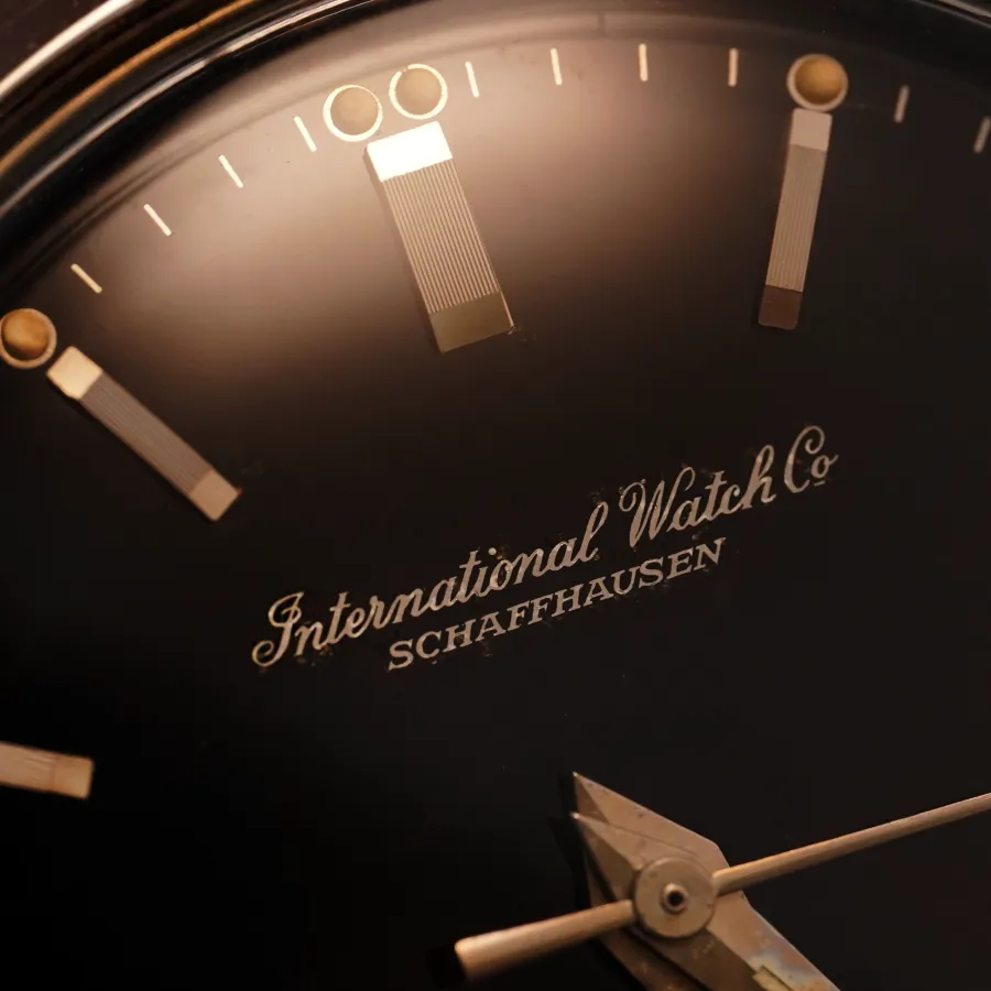 IWC Ingenieur 666 AD - Gilt Galvanic Dial - rare galvanic silver print