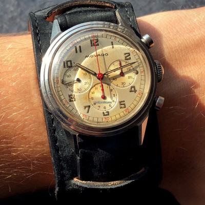 Movado M95 Chronograph 19038 Radium Lume