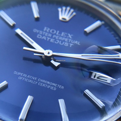 Rolex Datejust 1600 Blue Dial