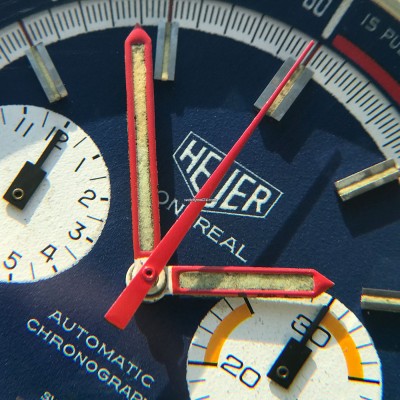 Heuer Montreal 110.503 Blue Dial
