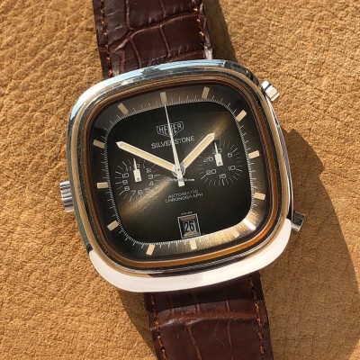 Heuer Silverstone 110.313 Fumé Matching Lume