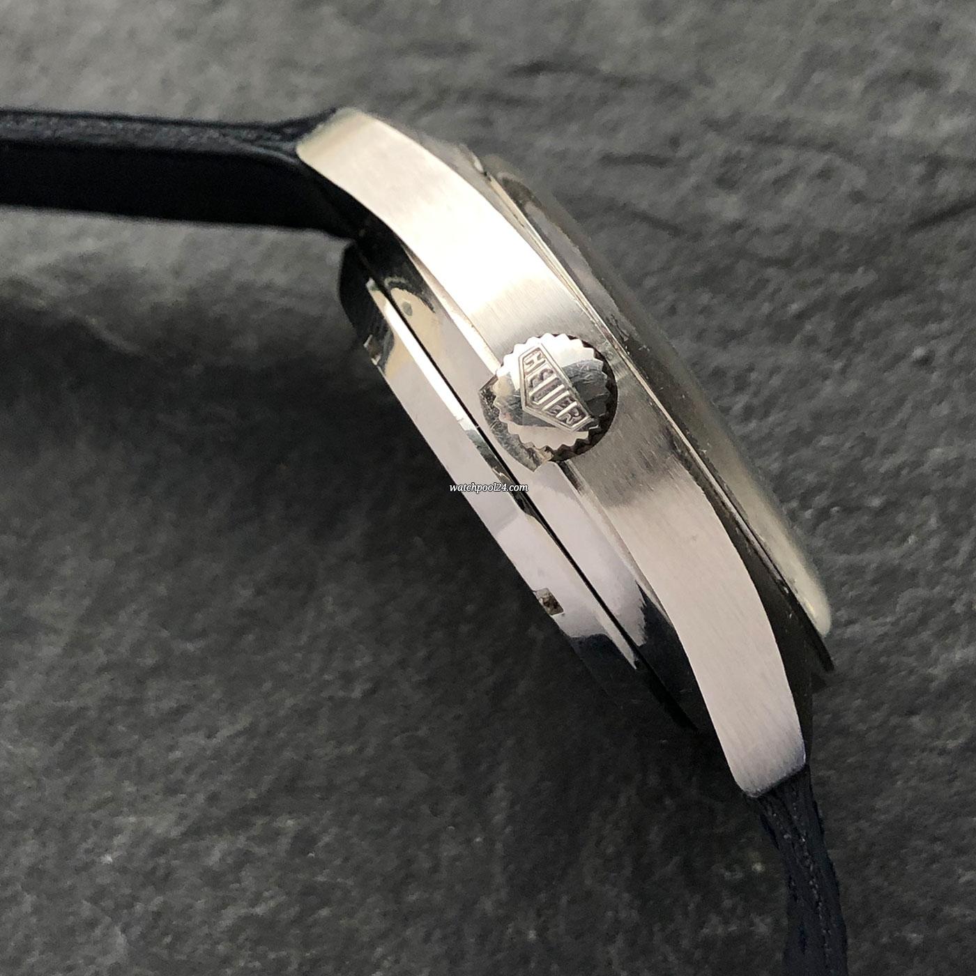 Heuer Carrera 73453 (mechanical 1970/71) - Case finish - Brushed Vertical or Sunburst? | TAG 