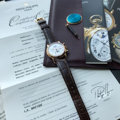 Patek Philippe Grand Complications 3970 Rose Gold - Full Set