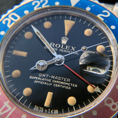 Rolex GMT Master 1675 Gilt Dial