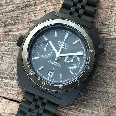 Heuer Autavia 111.603 Olive Case