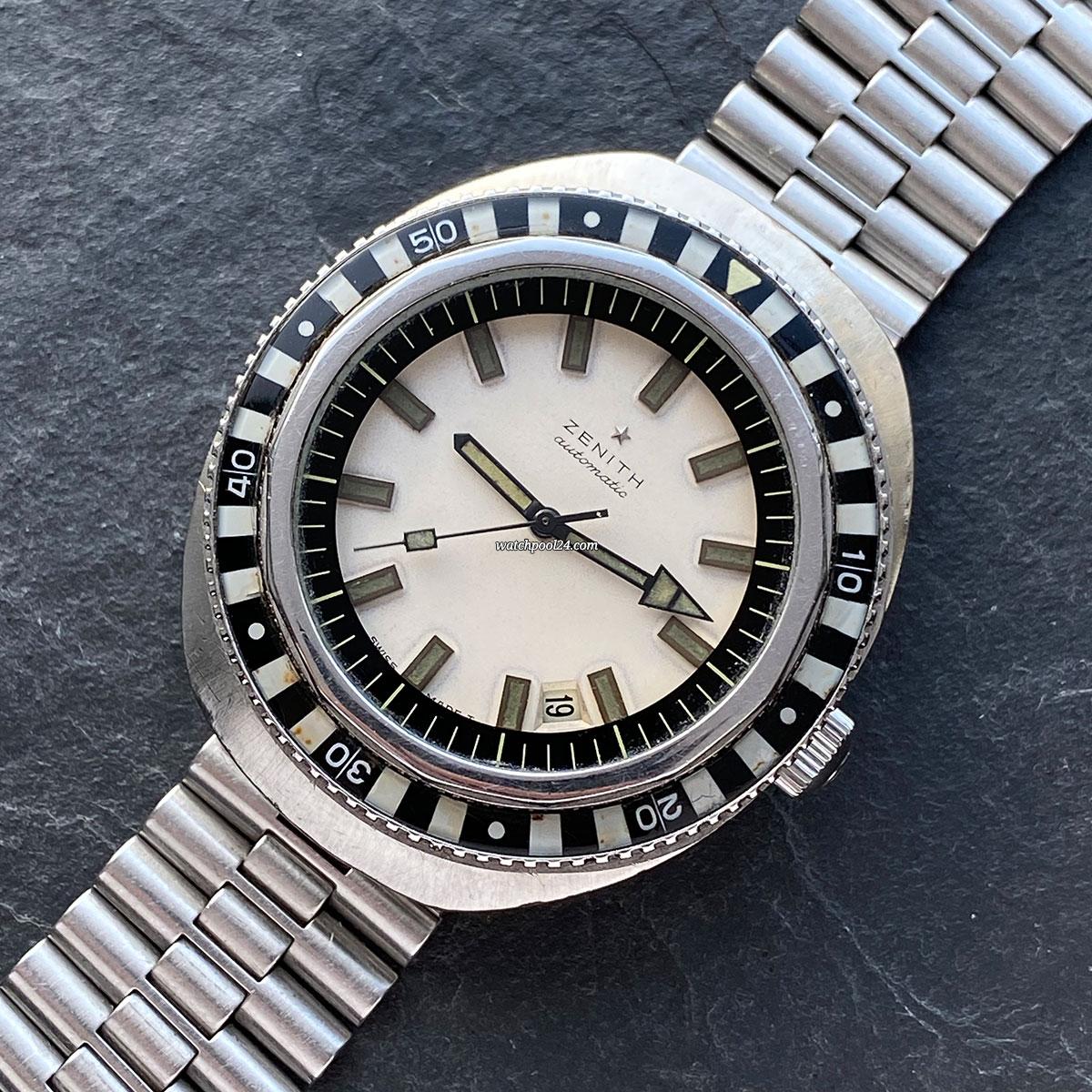 Vintage Zenith Diver A3637 Zebra sold on watchPool24