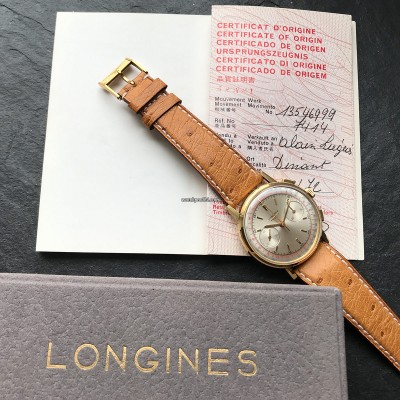 Longines Chronograph 7414 Box und Papiere