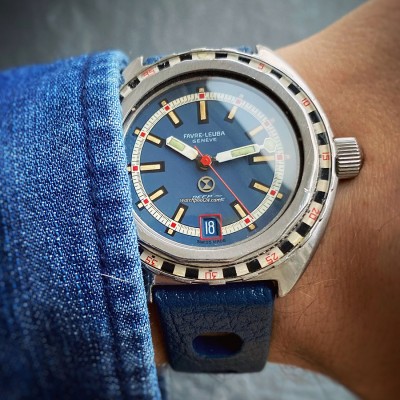 Favre Leuba Deep Blue 59863 Roulette Bezel