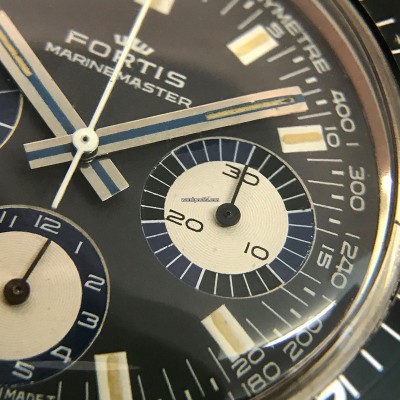 Fortis Marinemaster 8001 Black Blue Dial
