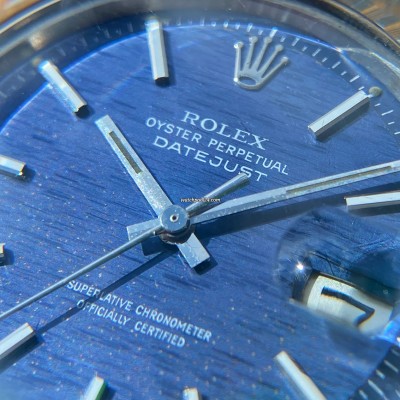 Rolex Datejust 1603 Blue Wave Dial