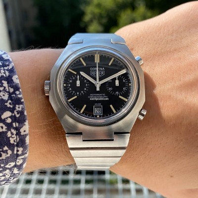 Heuer Cortina 110.233 NC Black